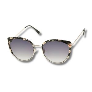 NINE WEST | Metal Cateye with Enamel Sunglasses NWT